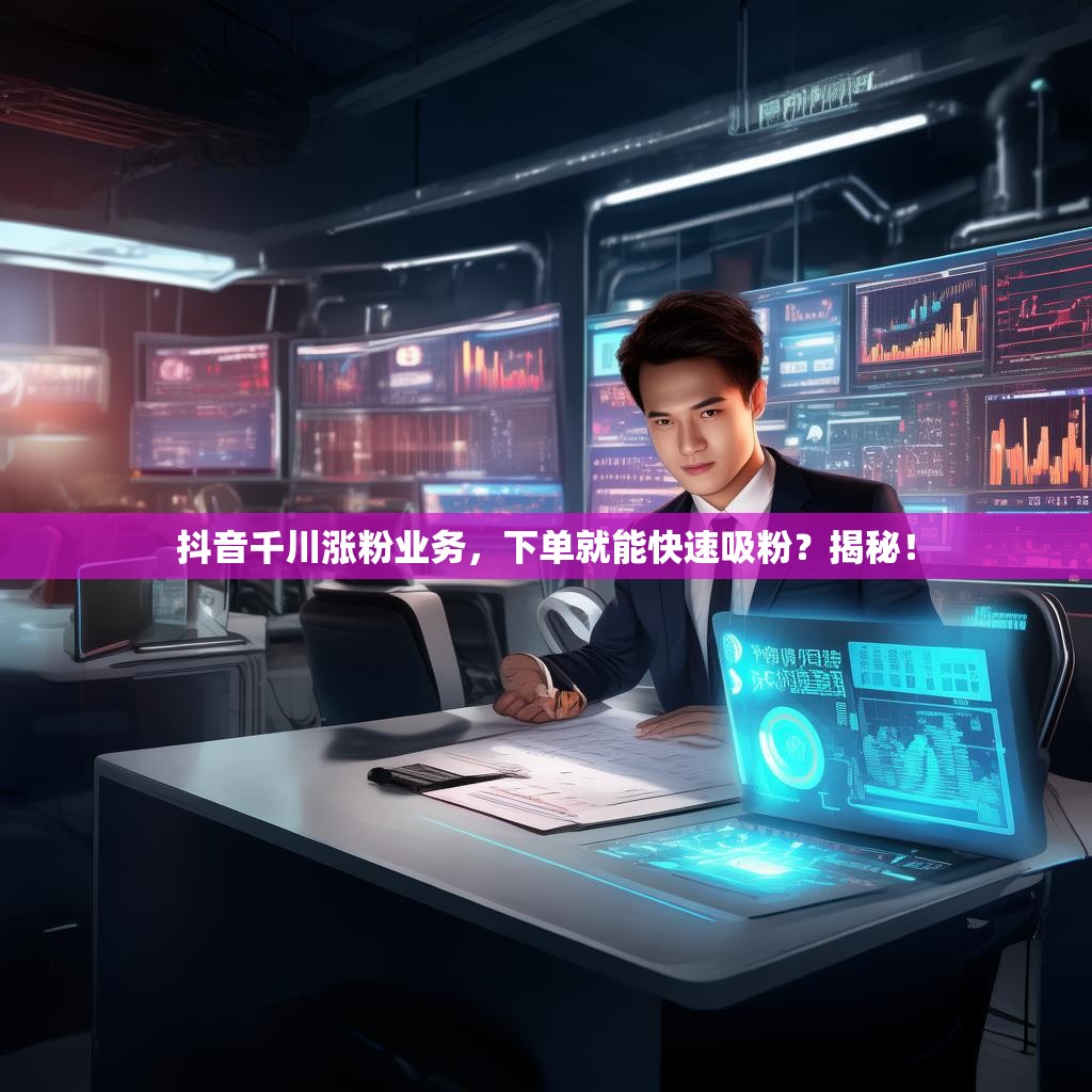 抖音千川涨粉业务，下单就能快速吸粉？揭秘！