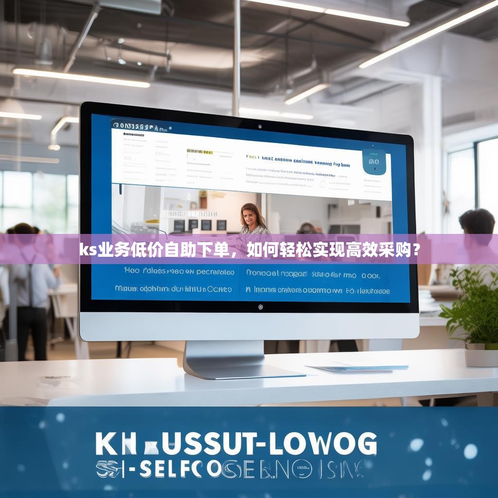 ks业务低价自助下单，如何轻松实现高效采购？
