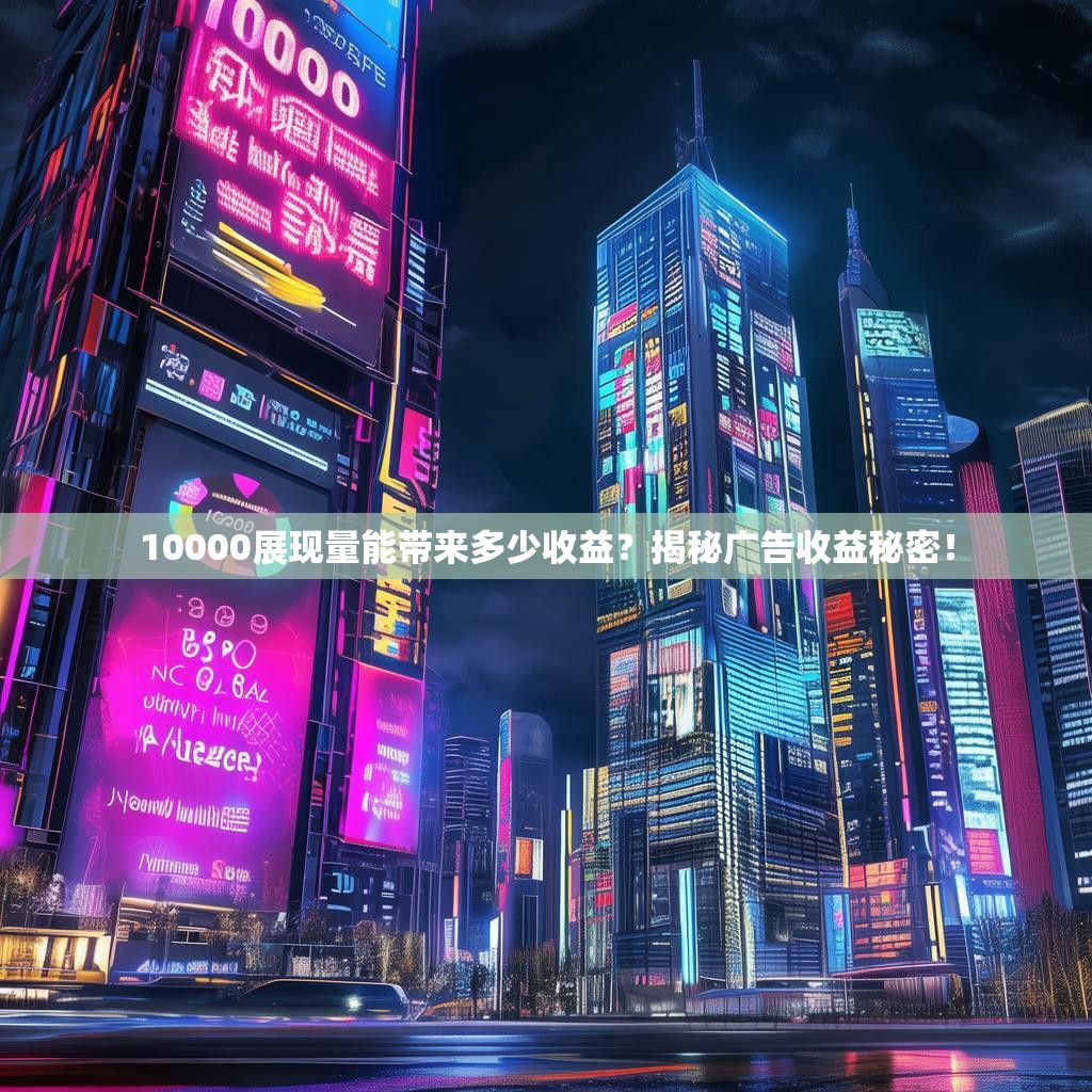 10000展现量能带来多少收益？揭秘广告收益秘密！