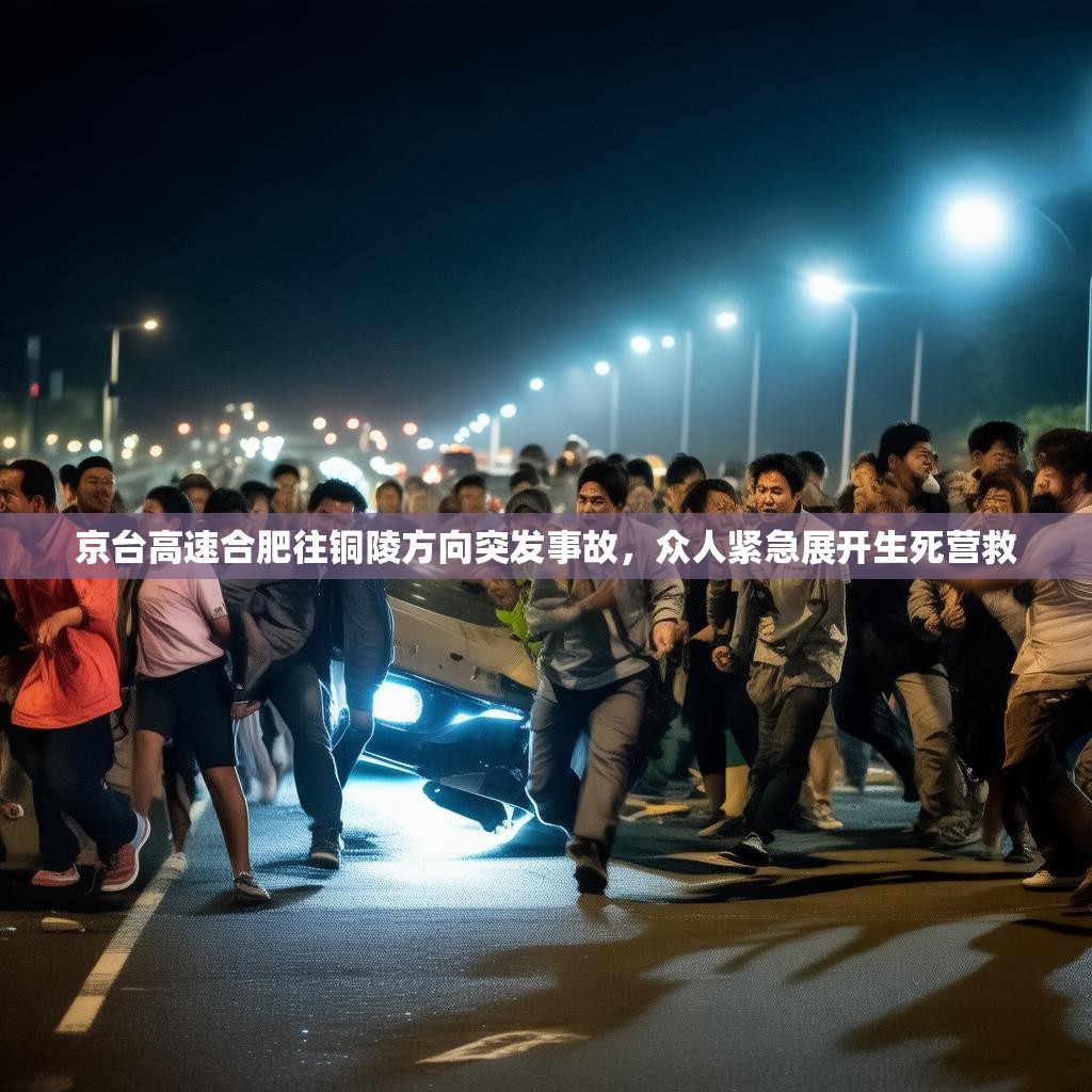 京台高速合肥往铜陵方向突发事故，众人紧急展开生死营救