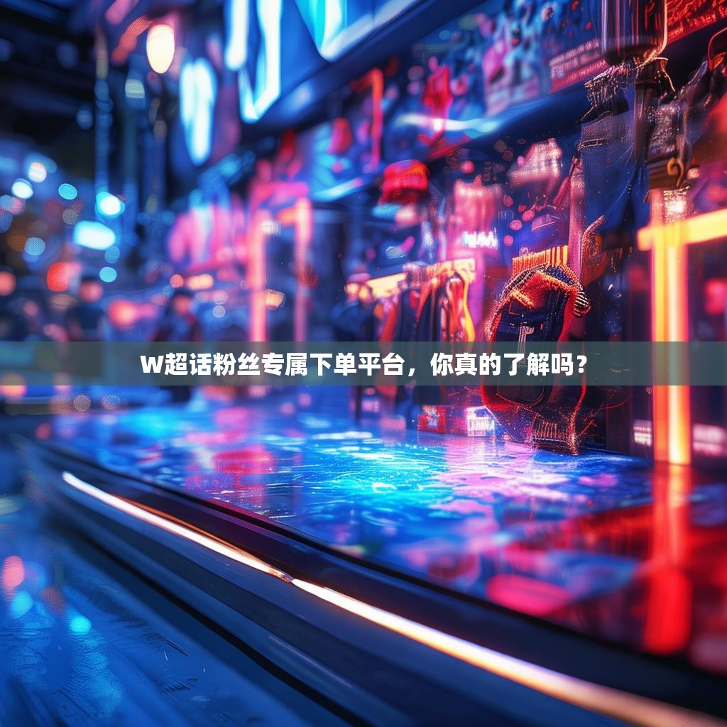 W超话粉丝专属下单平台，你真的了解吗？