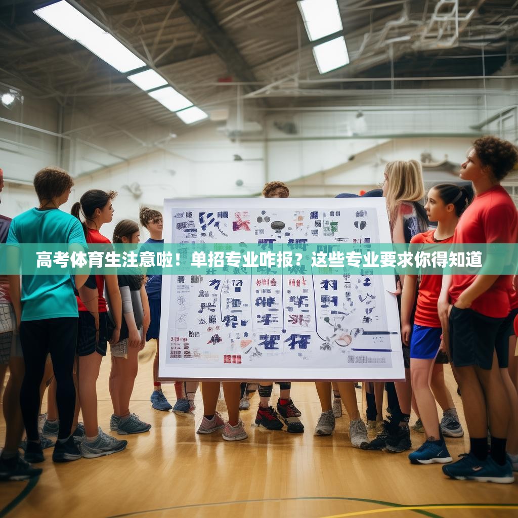 高考体育生注意啦！单招专业咋报？这些专业要求你得知道
