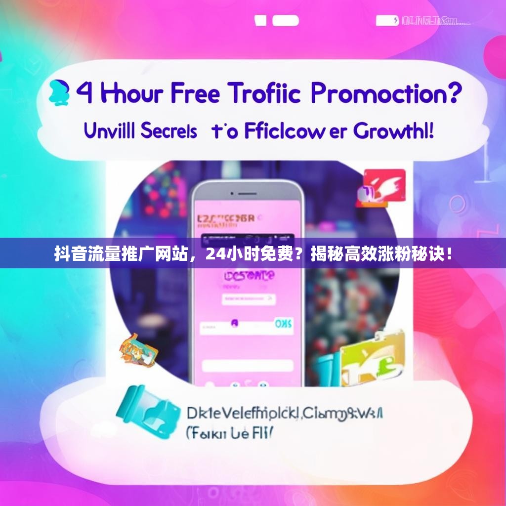 抖音流量推广网站，24小时免费？揭秘高效涨粉秘诀！