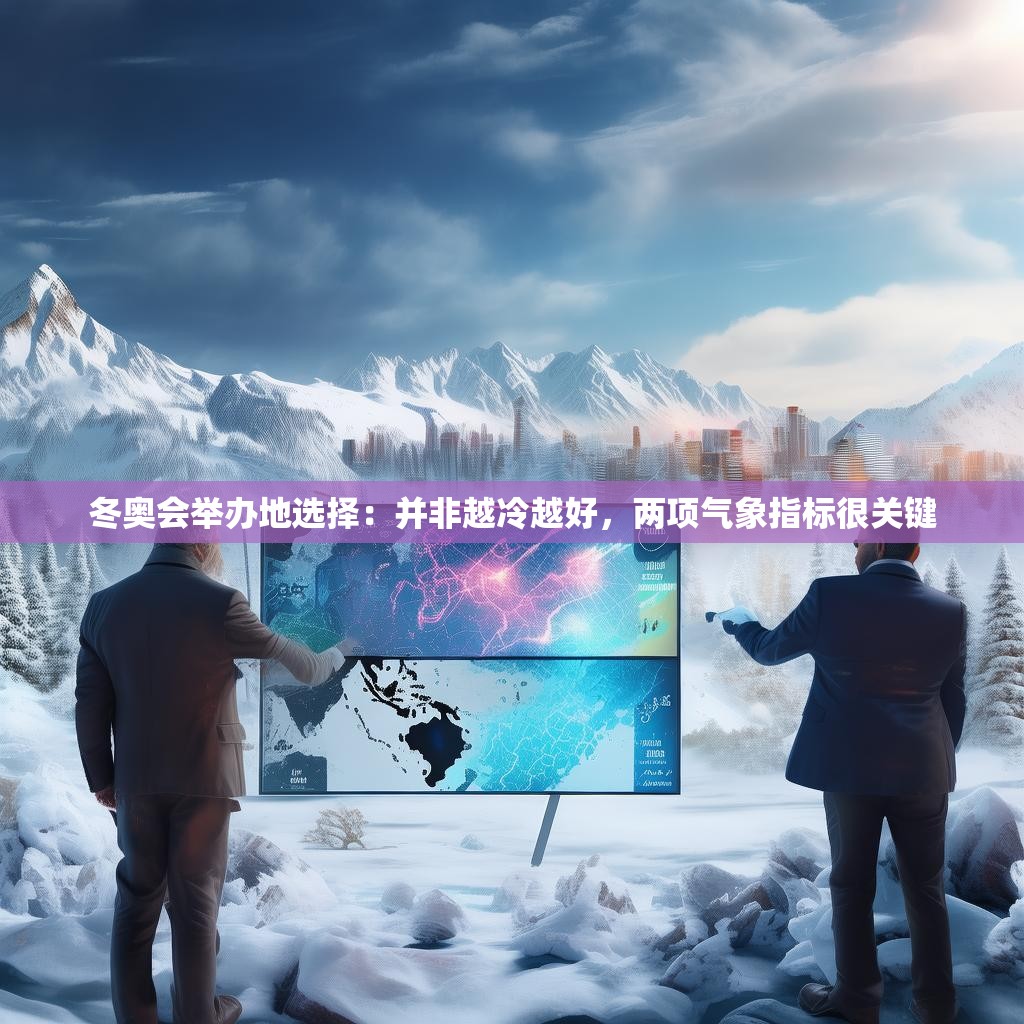 冬奥会举办地选择：并非越冷越好，两项气象指标很关键
