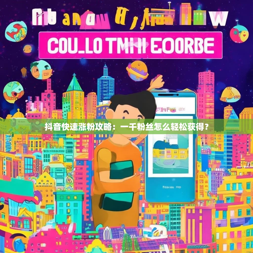 抖音快速涨粉攻略：一千粉丝怎么轻松获得？