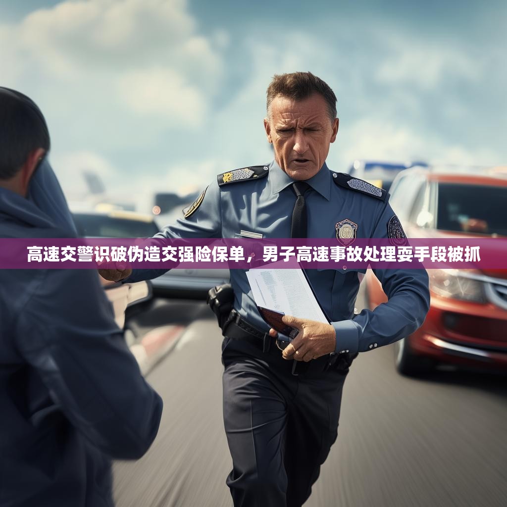 高速交警识破伪造交强险保单，男子高速事故处理耍手段被抓