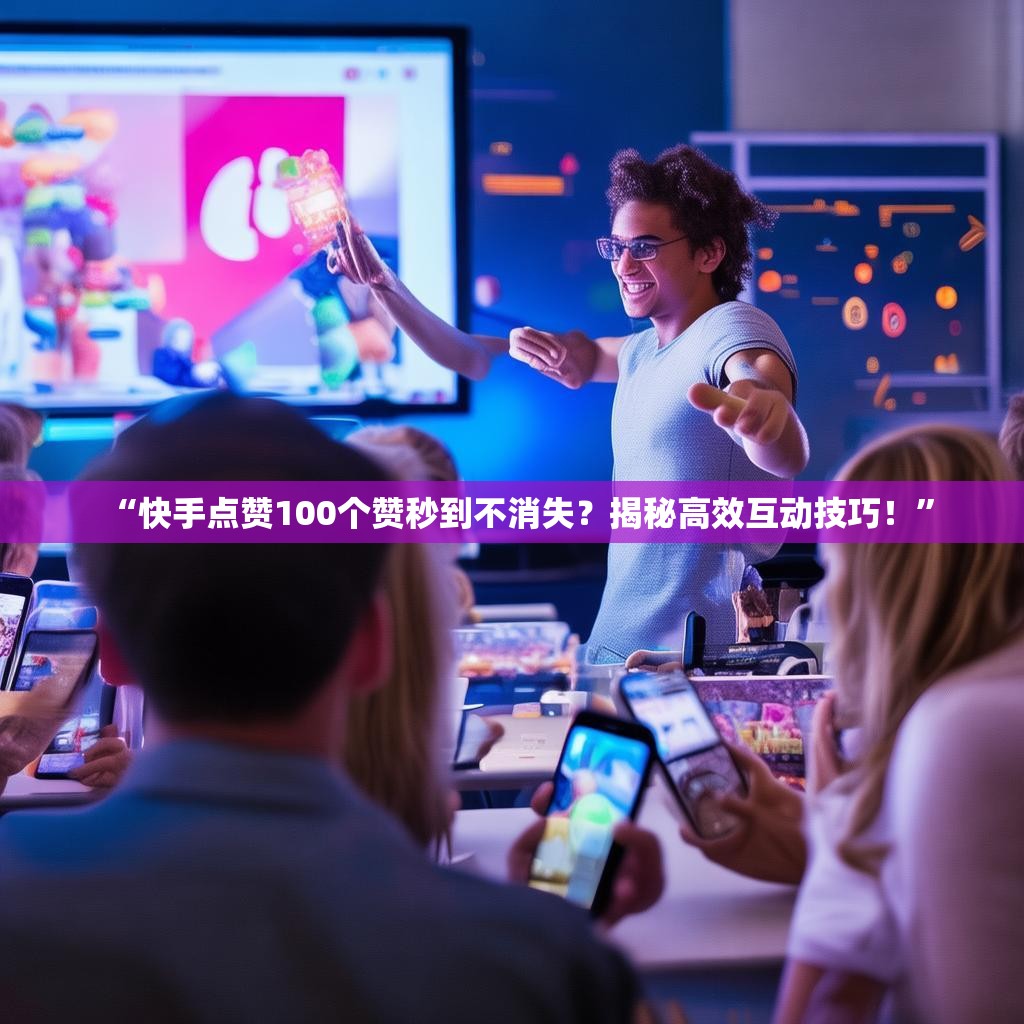 “快手点赞100个赞秒到不消失？揭秘高效互动技巧！”