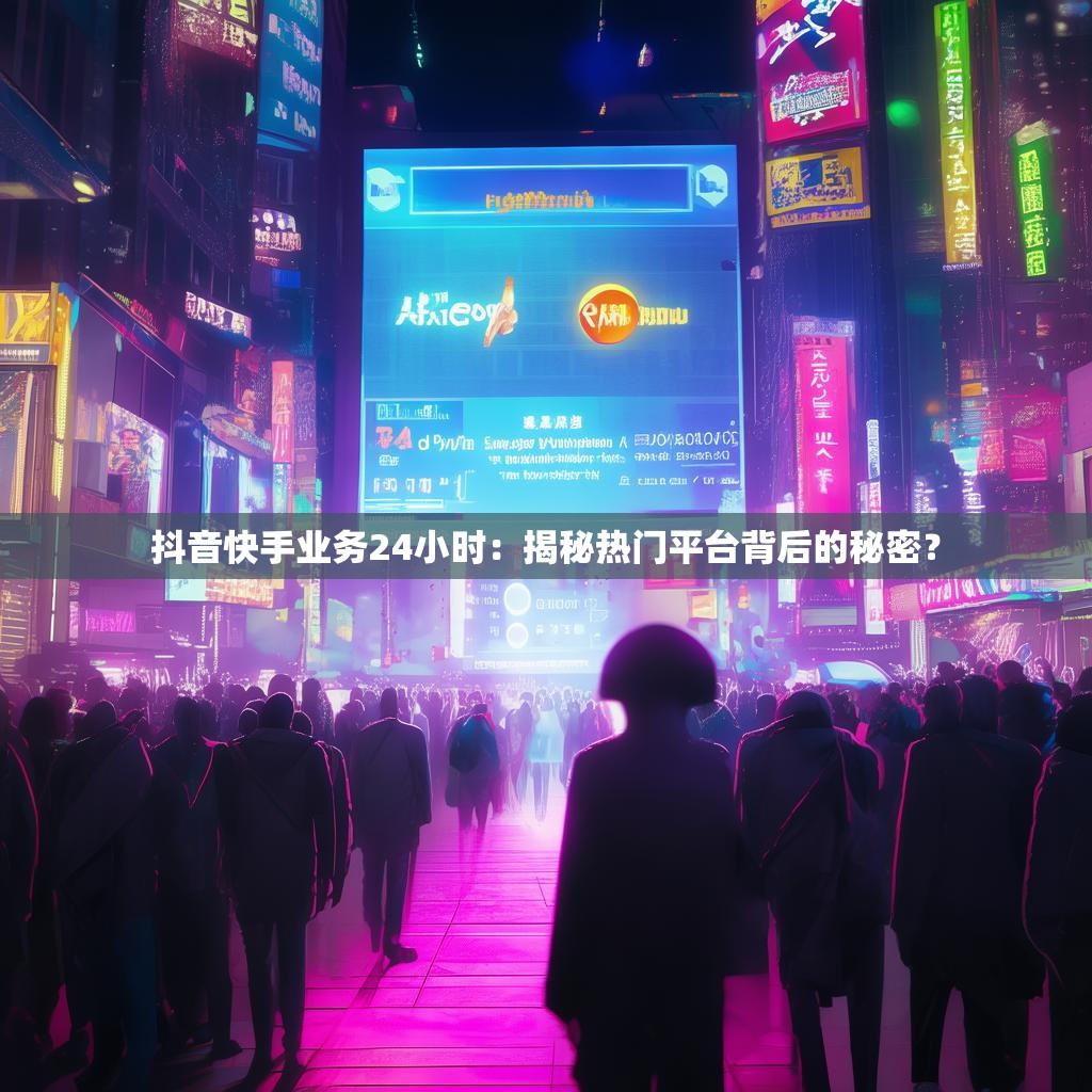 抖音快手业务24小时：揭秘热门平台背后的秘密？