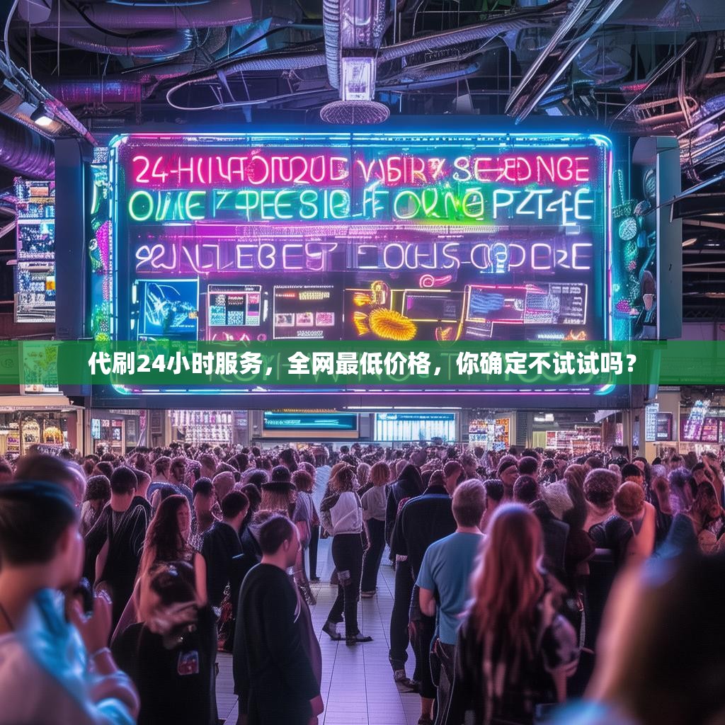 代刷24小时服务，全网最低价格，你确定不试试吗？