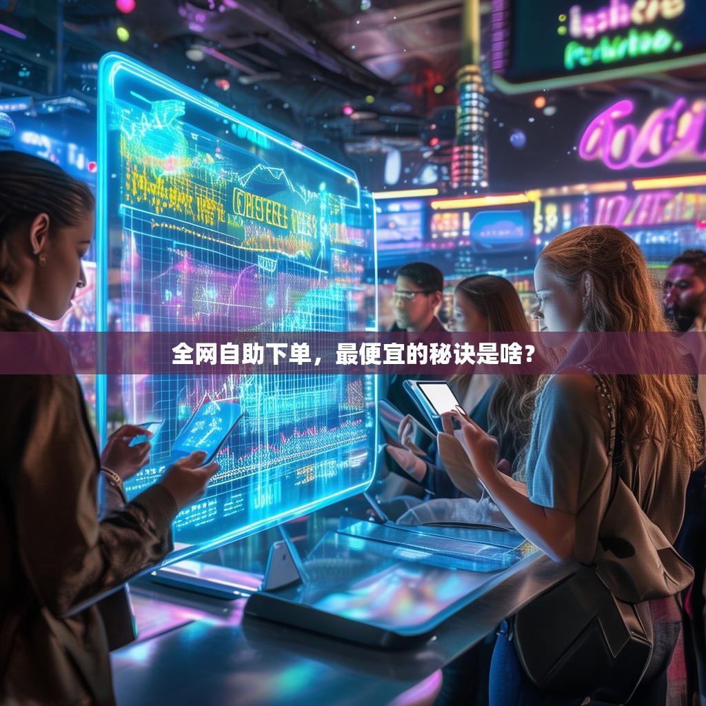 全网自助下单，最便宜的秘诀是啥？