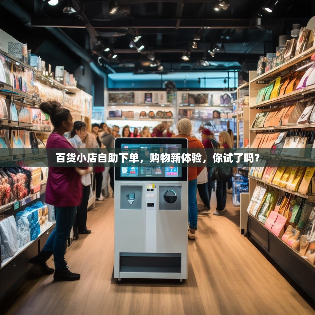 百货小店自助下单，购物新体验，你试了吗？