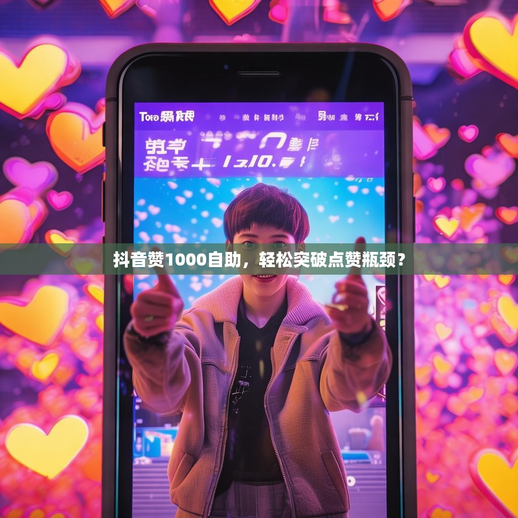 抖音赞1000自助，轻松突破点赞瓶颈？