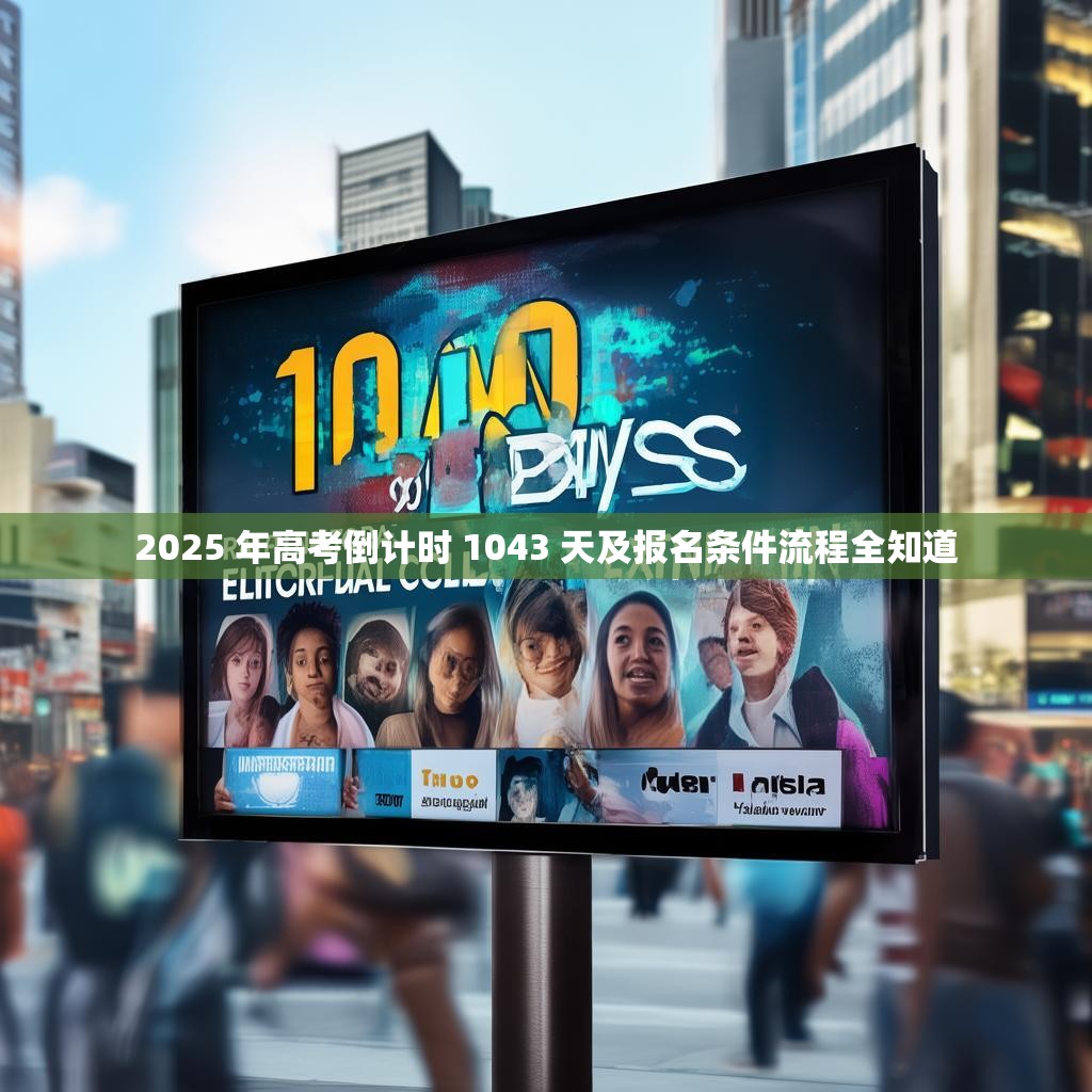 2025 年高考倒计时 1043 天及报名条件流程全知道