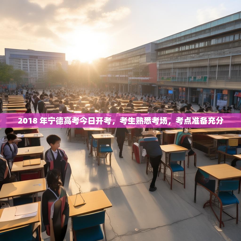 2018 年宁德高考今日开考，考生熟悉考场，考点准备充分