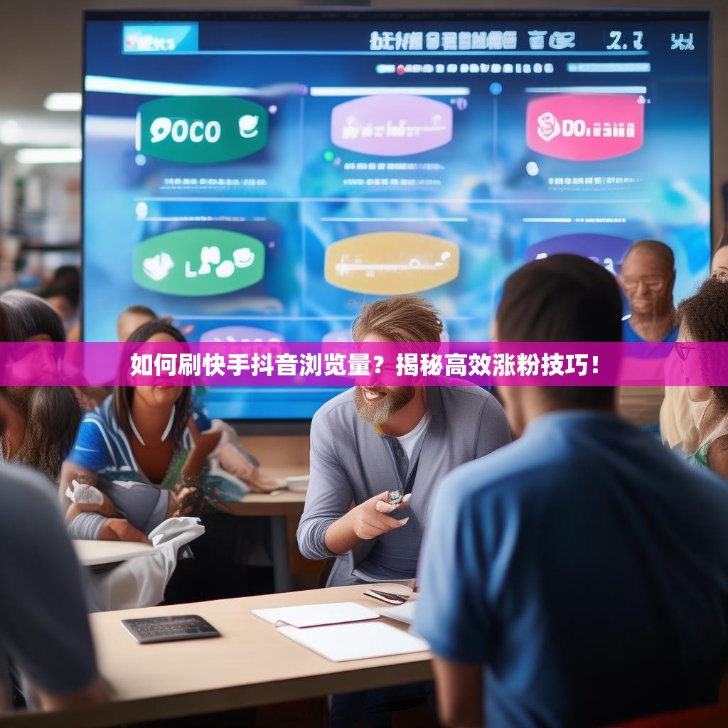 如何刷快手抖音浏览量？揭秘高效涨粉技巧！