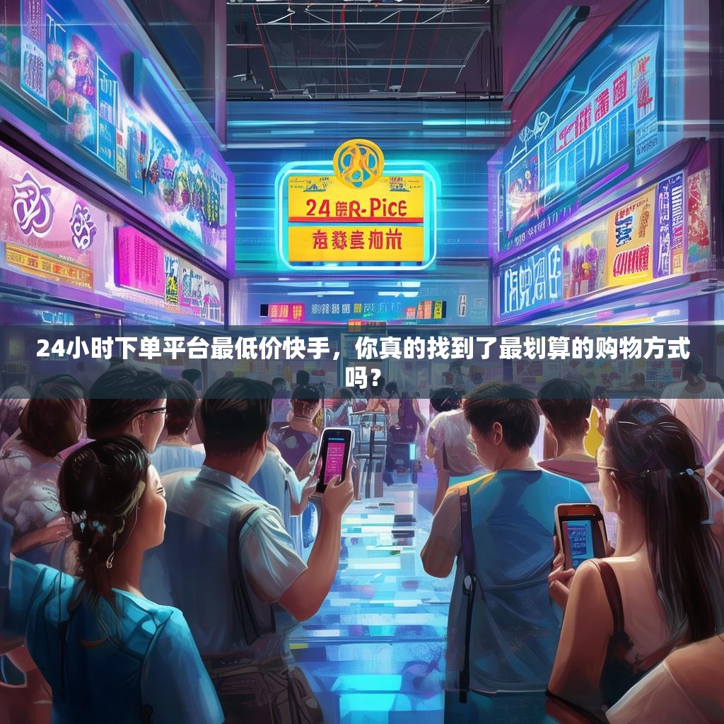 24小时下单平台最低价快手，你真的找到了最划算的购物方式吗？
