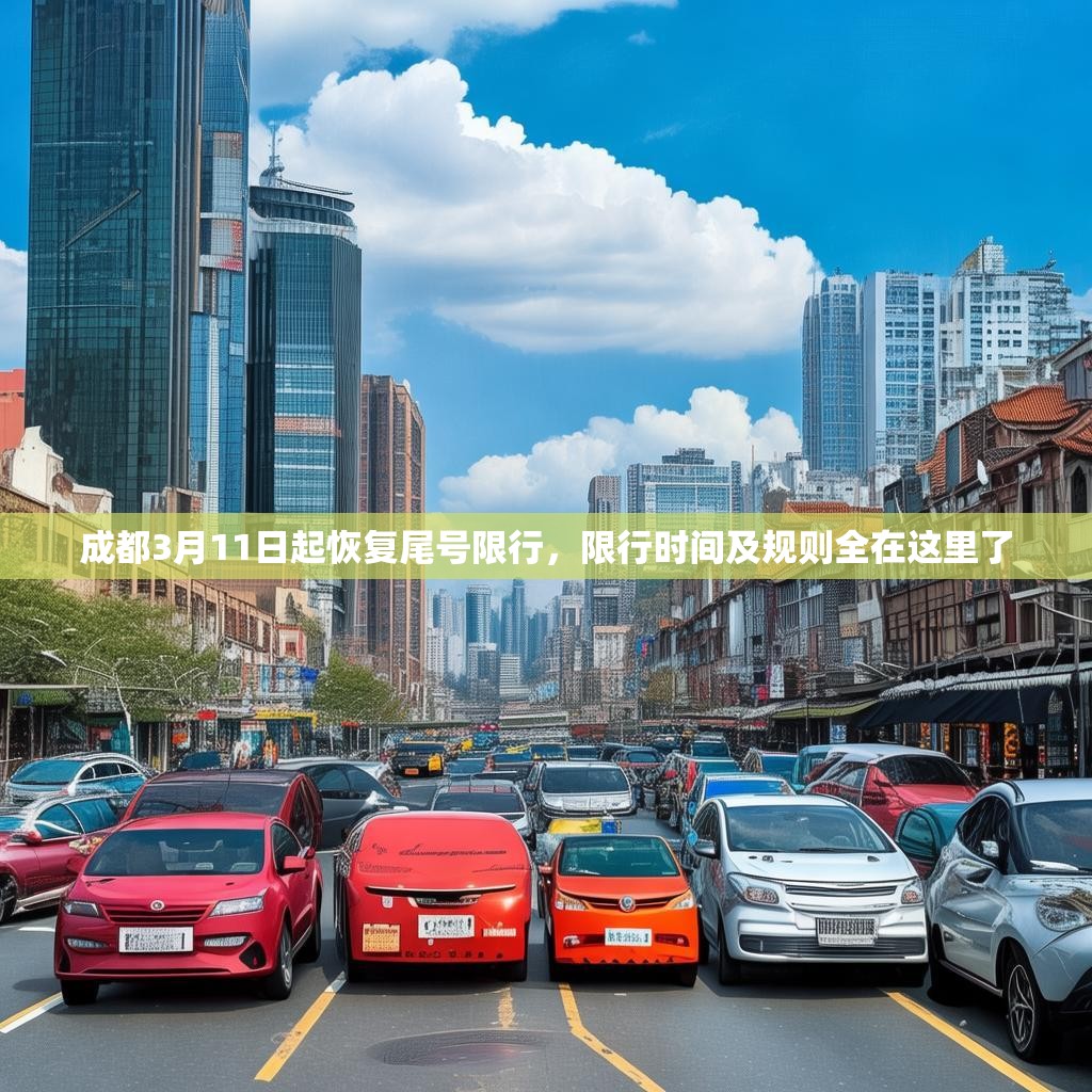 成都3月11日起恢复尾号限行，限行时间及规则全在这里了