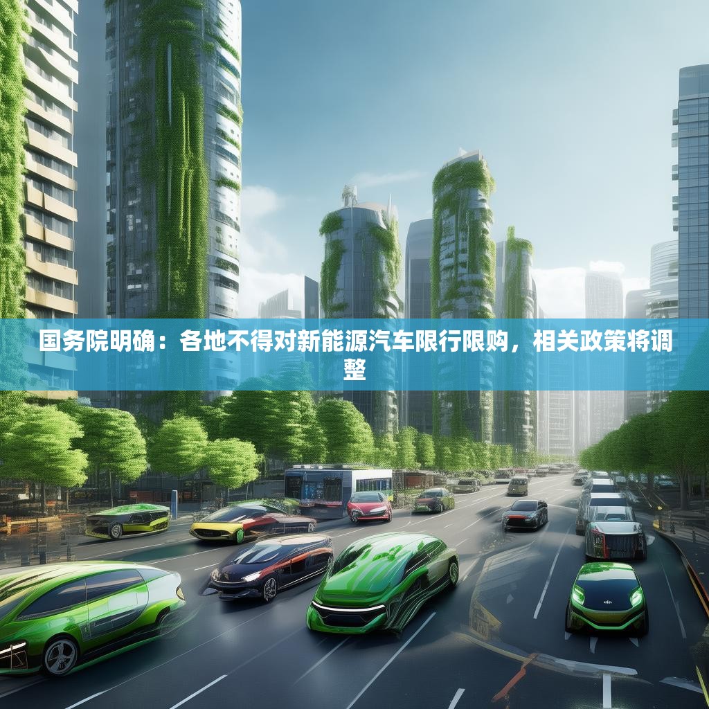 国务院明确：各地不得对新能源汽车限行限购，相关政策将调整