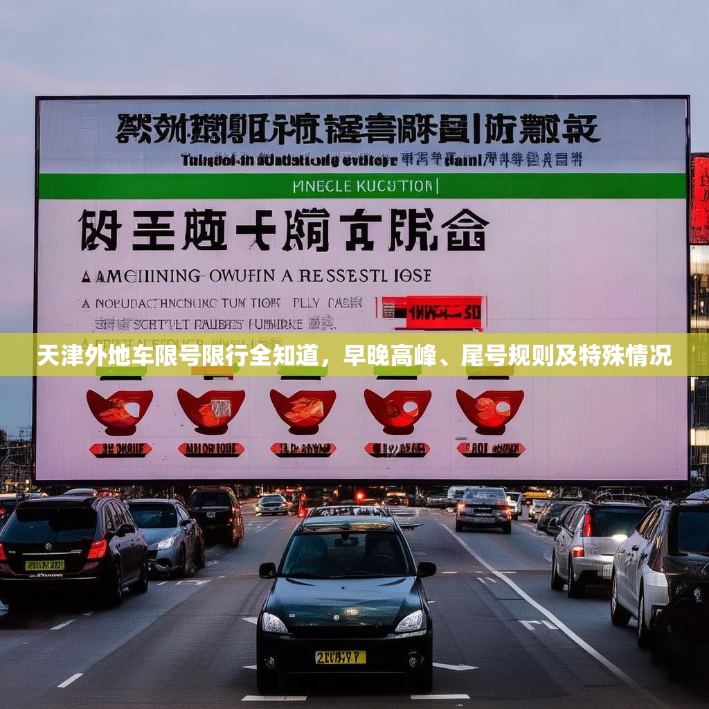 天津外地车限号限行全知道，早晚高峰、尾号规则及特殊情况