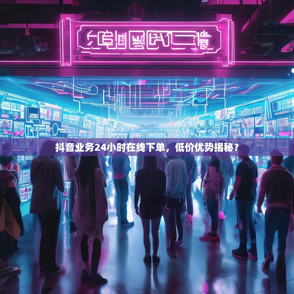 抖音业务24小时在线下单，低价优势揭秘？