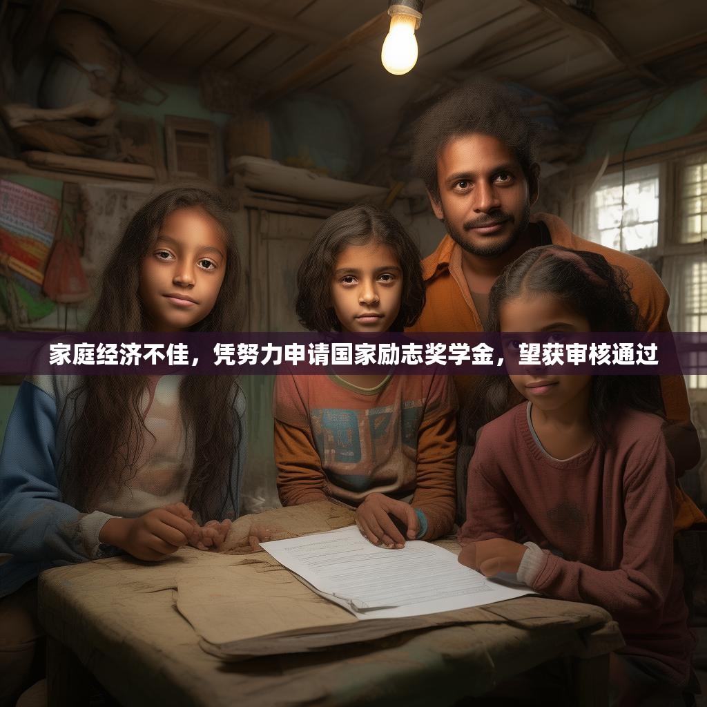 家庭经济不佳，凭努力申请国家励志奖学金，望获审核通过