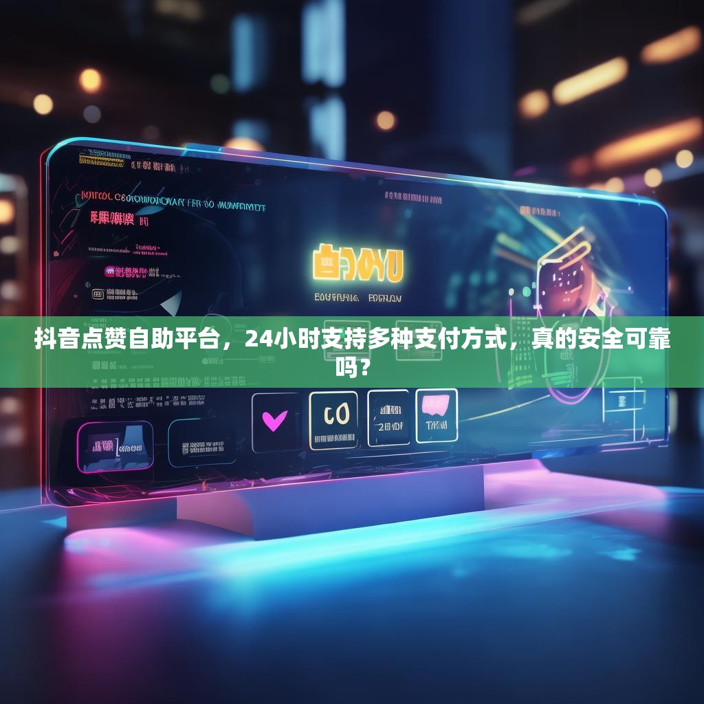 抖音点赞自助平台，24小时支持多种支付方式，真的安全可靠吗？