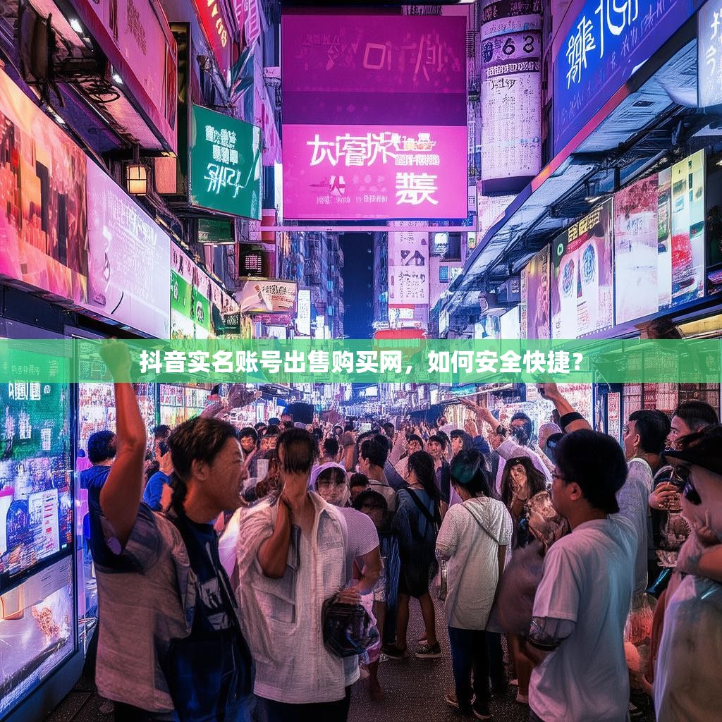 抖音实名账号出售购买网，如何安全快捷？