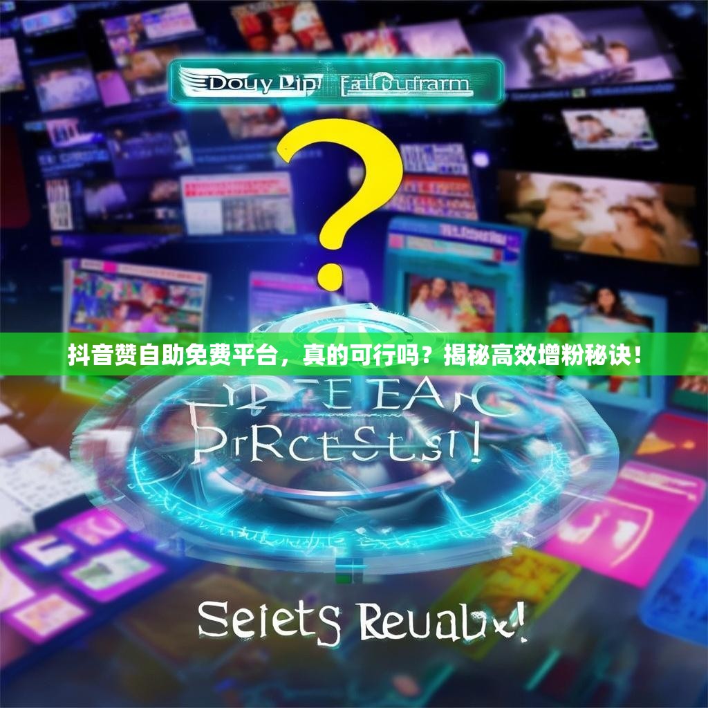 抖音赞自助免费平台，真的可行吗？揭秘高效增粉秘诀！