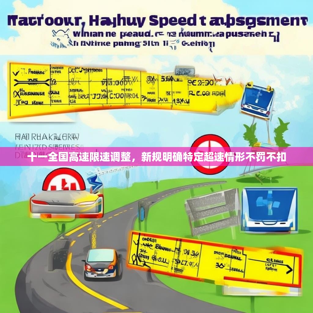 十一全国高速限速调整，新规明确特定超速情形不罚不扣