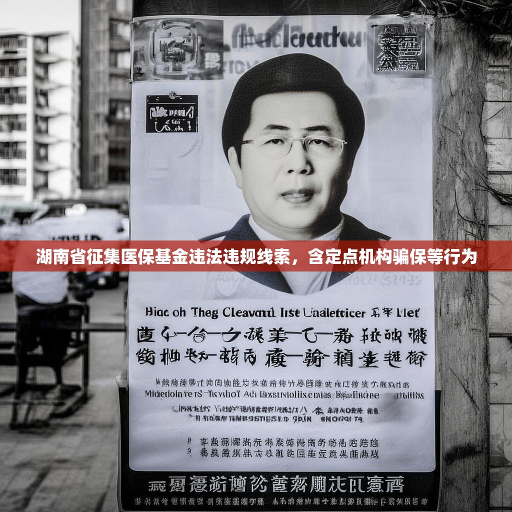 湖南省征集医保基金违法违规线索，含定点机构骗保等行为