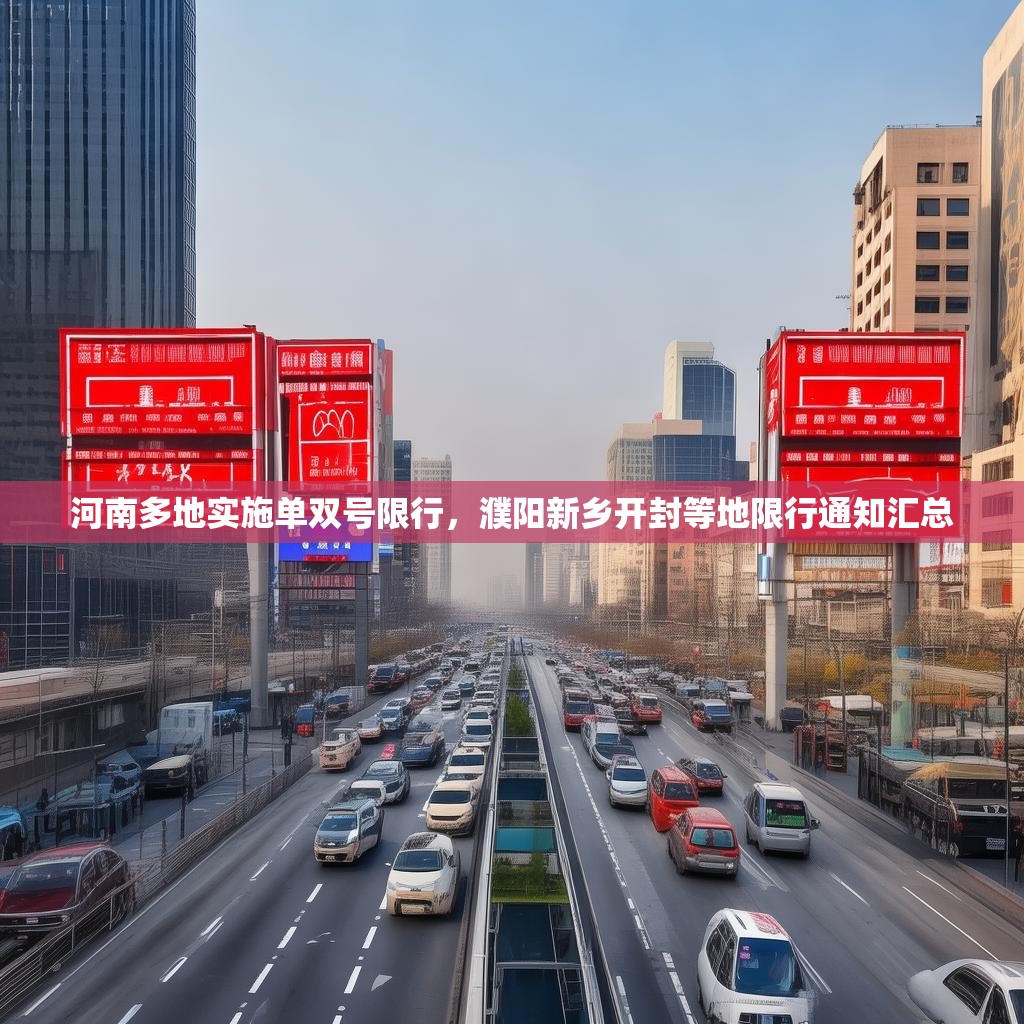 河南多地实施单双号限行，濮阳新乡开封等地限行通知汇总