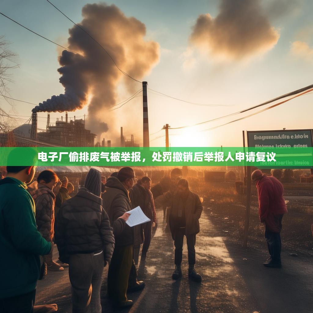 电子厂偷排废气被举报，处罚撤销后举报人申请复议