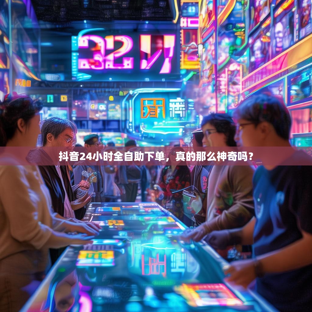 抖音24小时全自助下单，真的那么神奇吗？