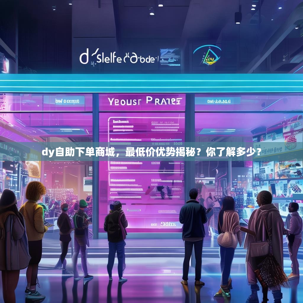 dy自助下单商城，最低价优势揭秘？你了解多少？