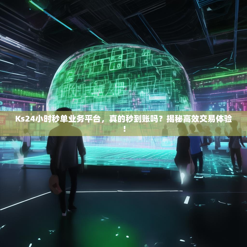 Ks24小时秒单业务平台，真的秒到账吗？揭秘高效交易体验！