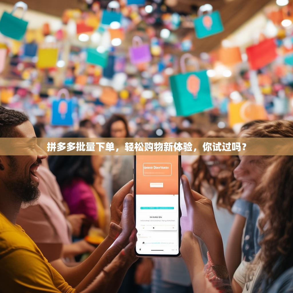 拼多多批量下单，轻松购物新体验，你试过吗？