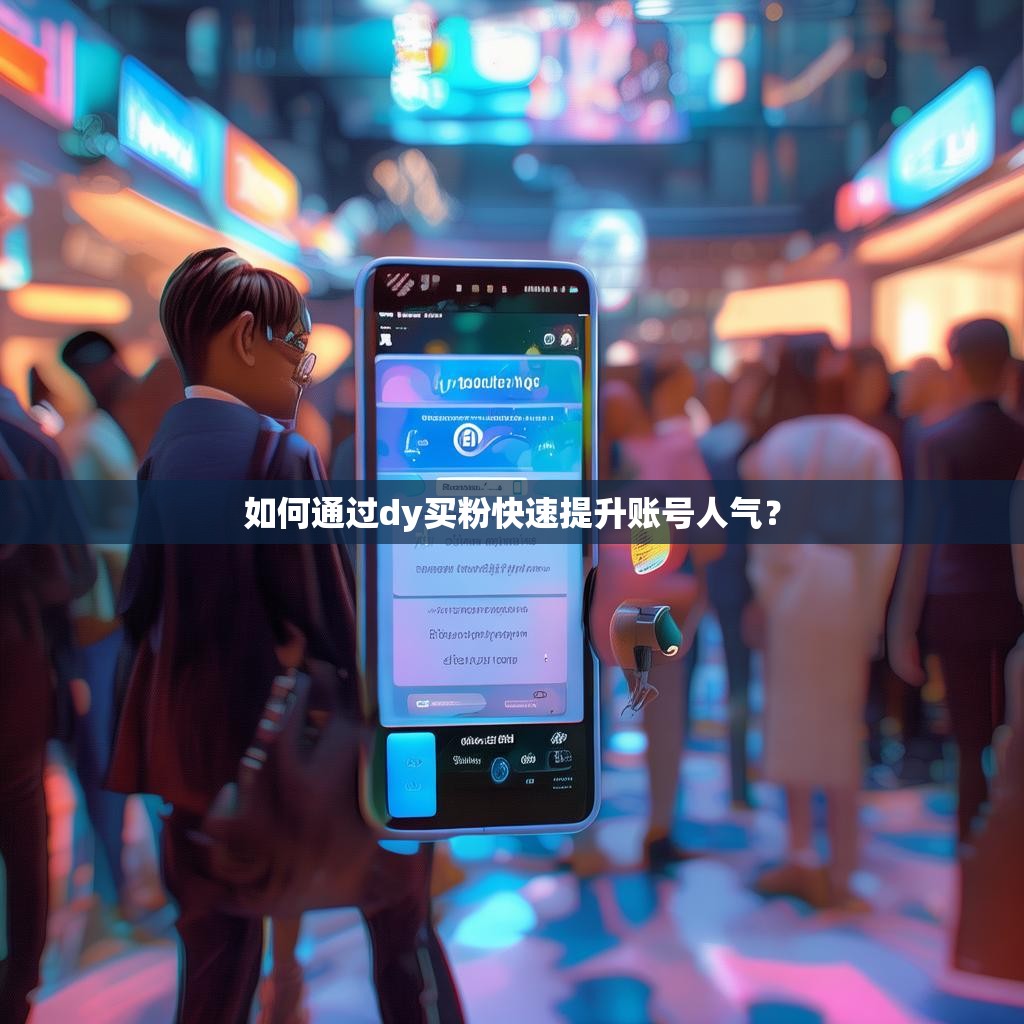 如何通过dy买粉快速提升账号人气？