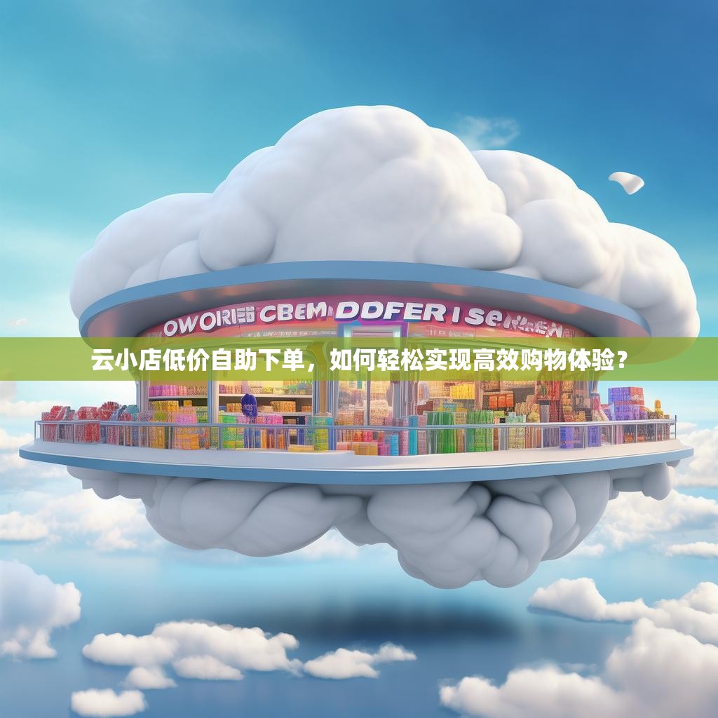 云小店低价自助下单，如何轻松实现高效购物体验？