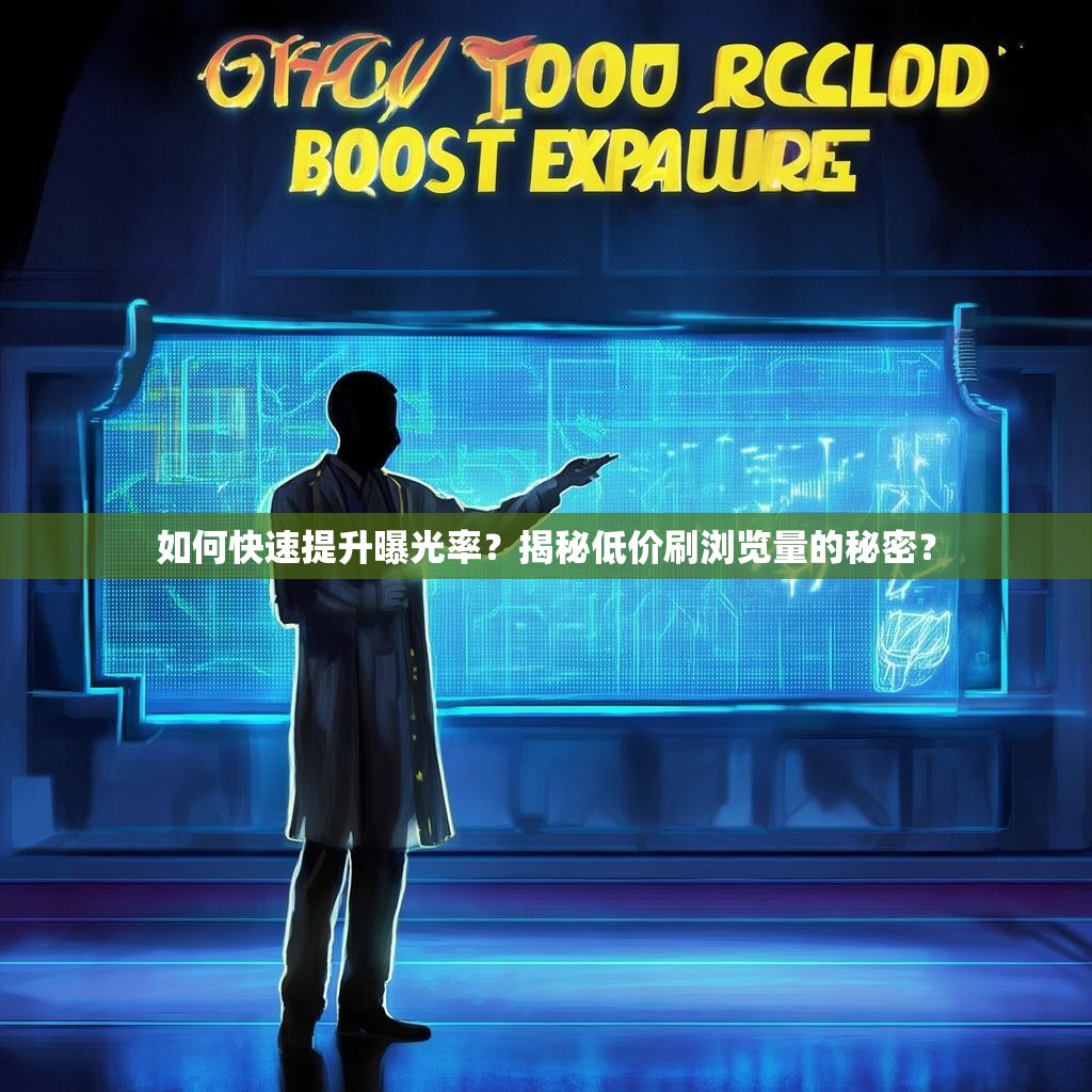 如何快速提升曝光率？揭秘低价刷浏览量的秘密？