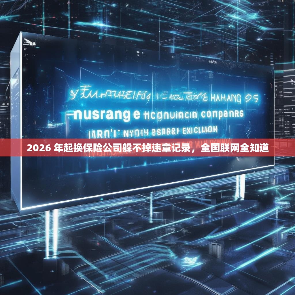 2026 年起换保险公司躲不掉违章记录，全国联网全知道