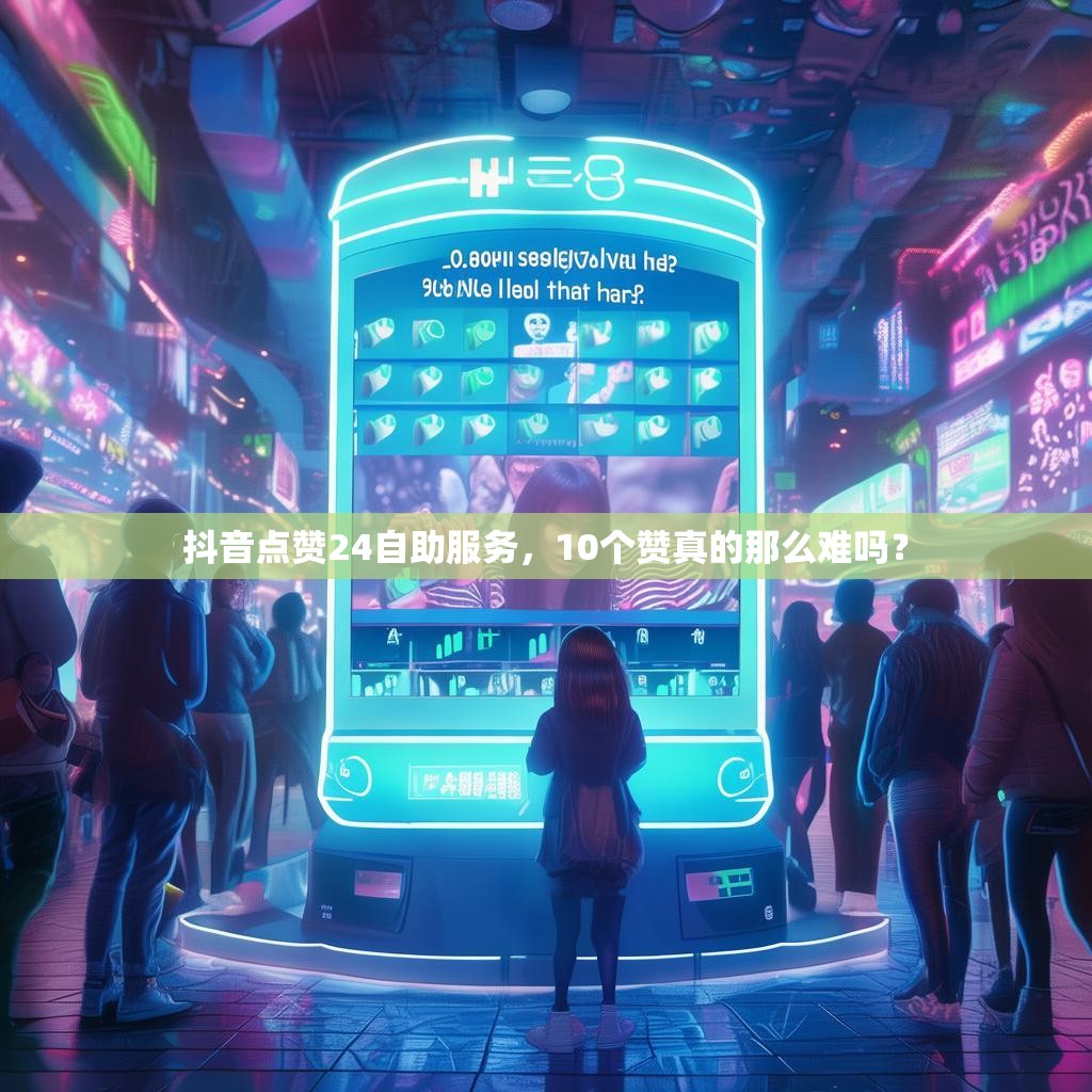 抖音点赞24自助服务，10个赞真的那么难吗？