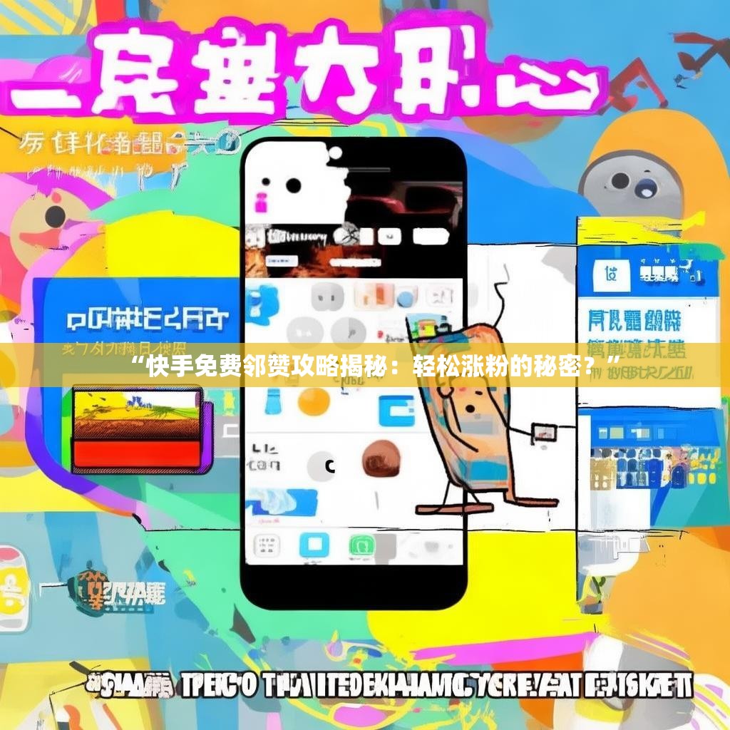 “快手免费邻赞攻略揭秘：轻松涨粉的秘密？”