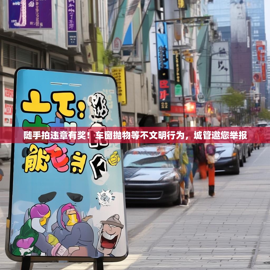 随手拍违章有奖！车窗抛物等不文明行为，城管邀您举报