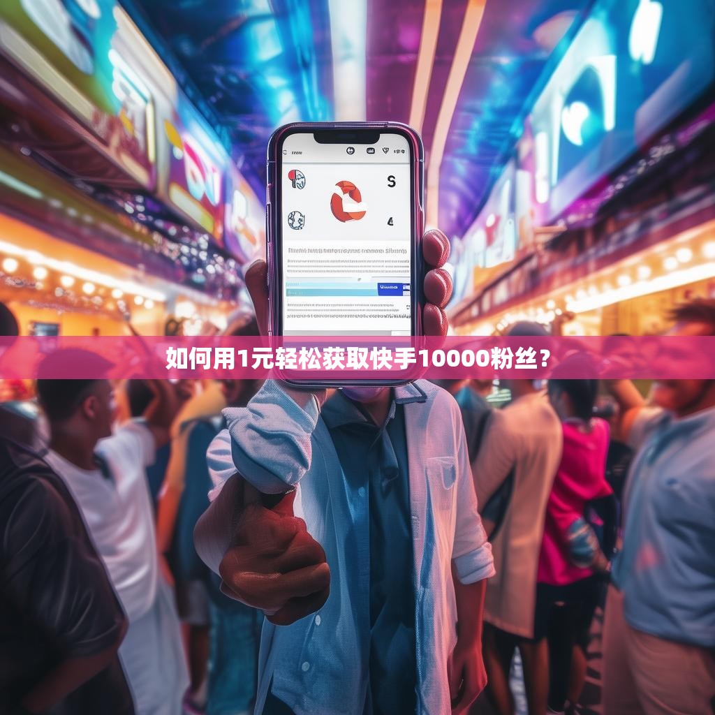 如何用1元轻松获取快手10000粉丝？