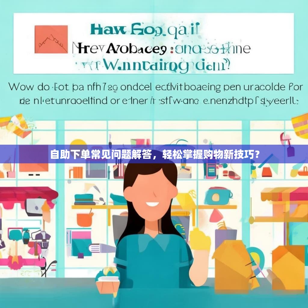 自助下单常见问题解答，轻松掌握购物新技巧？