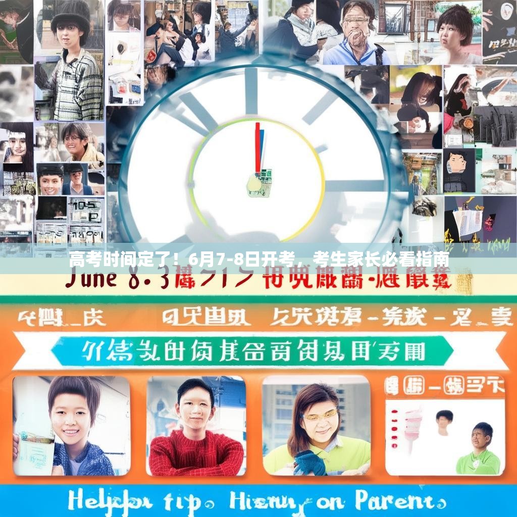 高考时间定了！6月7-8日开考，考生家长必看指南