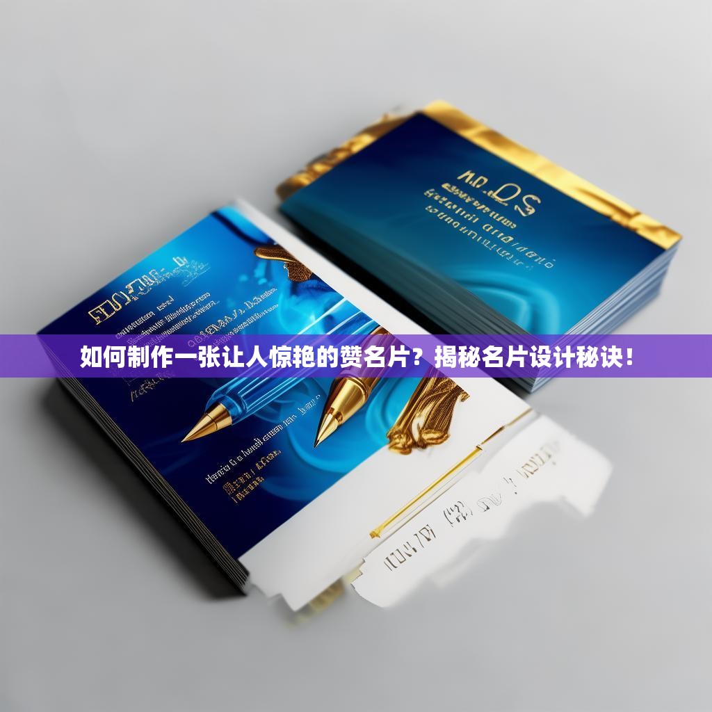 如何制作一张让人惊艳的赞名片？揭秘名片设计秘诀！