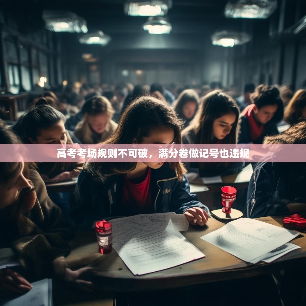 高考考场规则不可破，满分卷做记号也违规