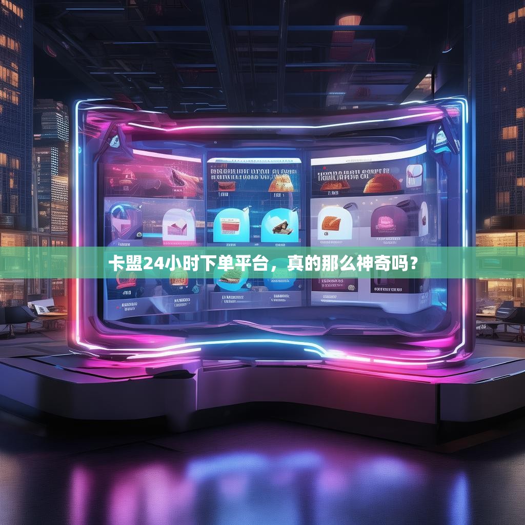 卡盟24小时下单平台，真的那么神奇吗？