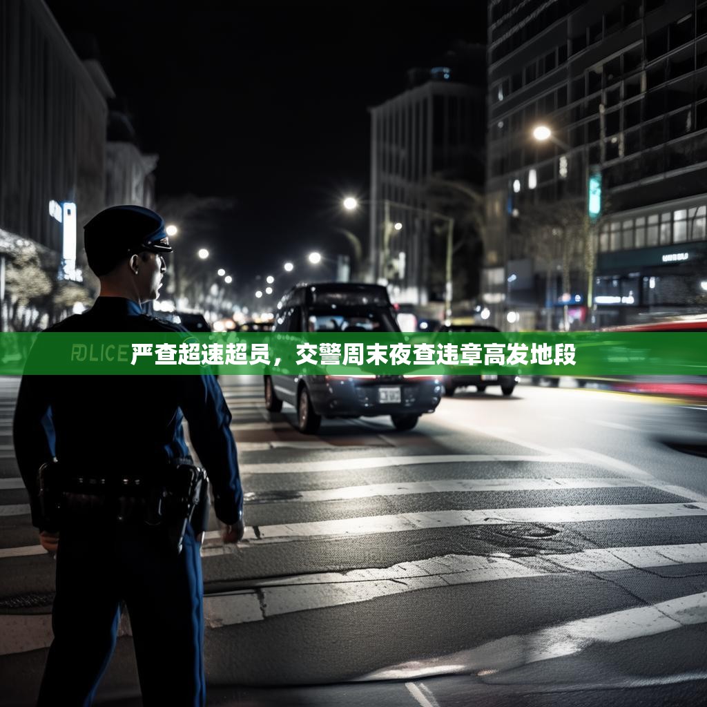 严查超速超员，交警周末夜查违章高发地段